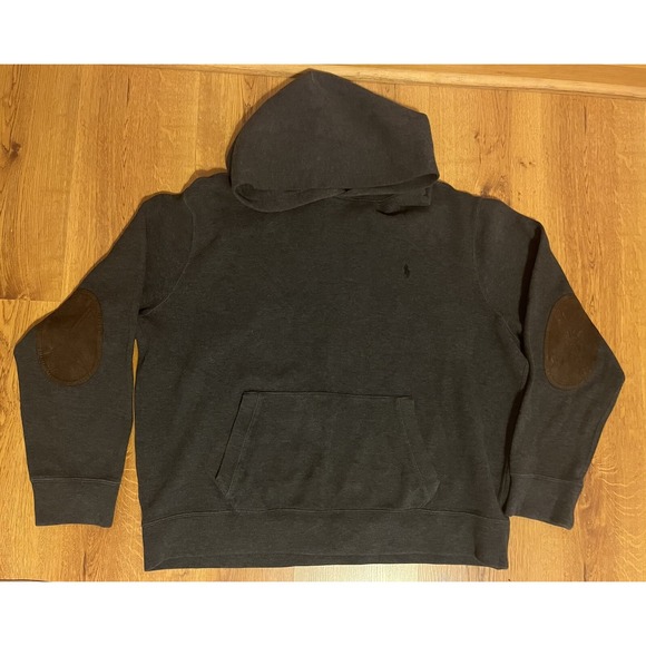 Ralph Lauren Polo Sweatshirt Hoodie Pullover Dark Gray Men's XXL - Picture 1 of 7